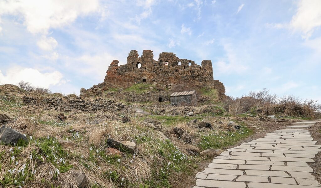 Amberd Fortress on the slopes of Mount Aragats