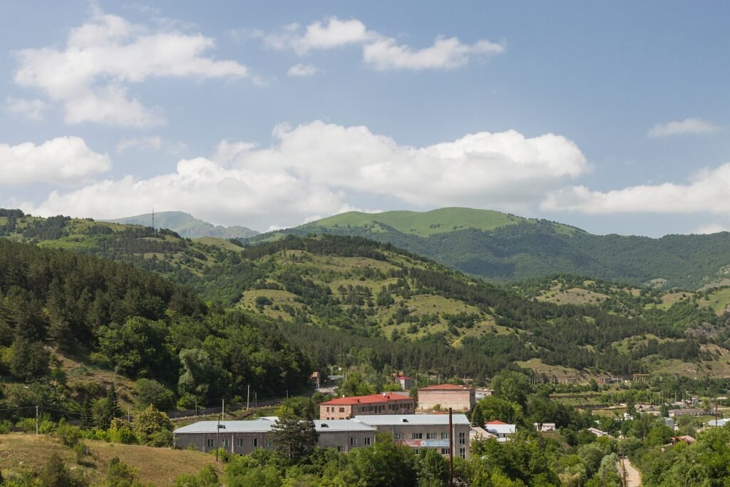 Forested mountains around Dilijan, Tavush, Armenia