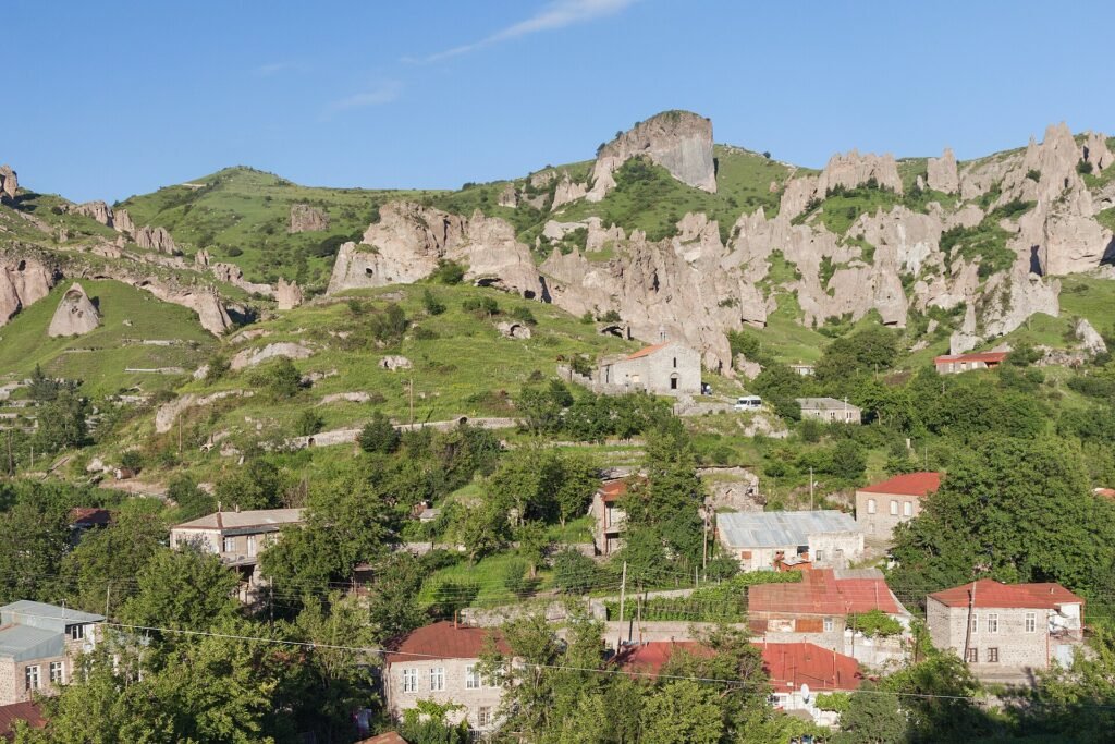 Rock formations of Old Goris, Syunik, Armenia