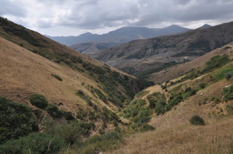 Mountainous scenery in the Vayots Dzor region of Armenia in summer