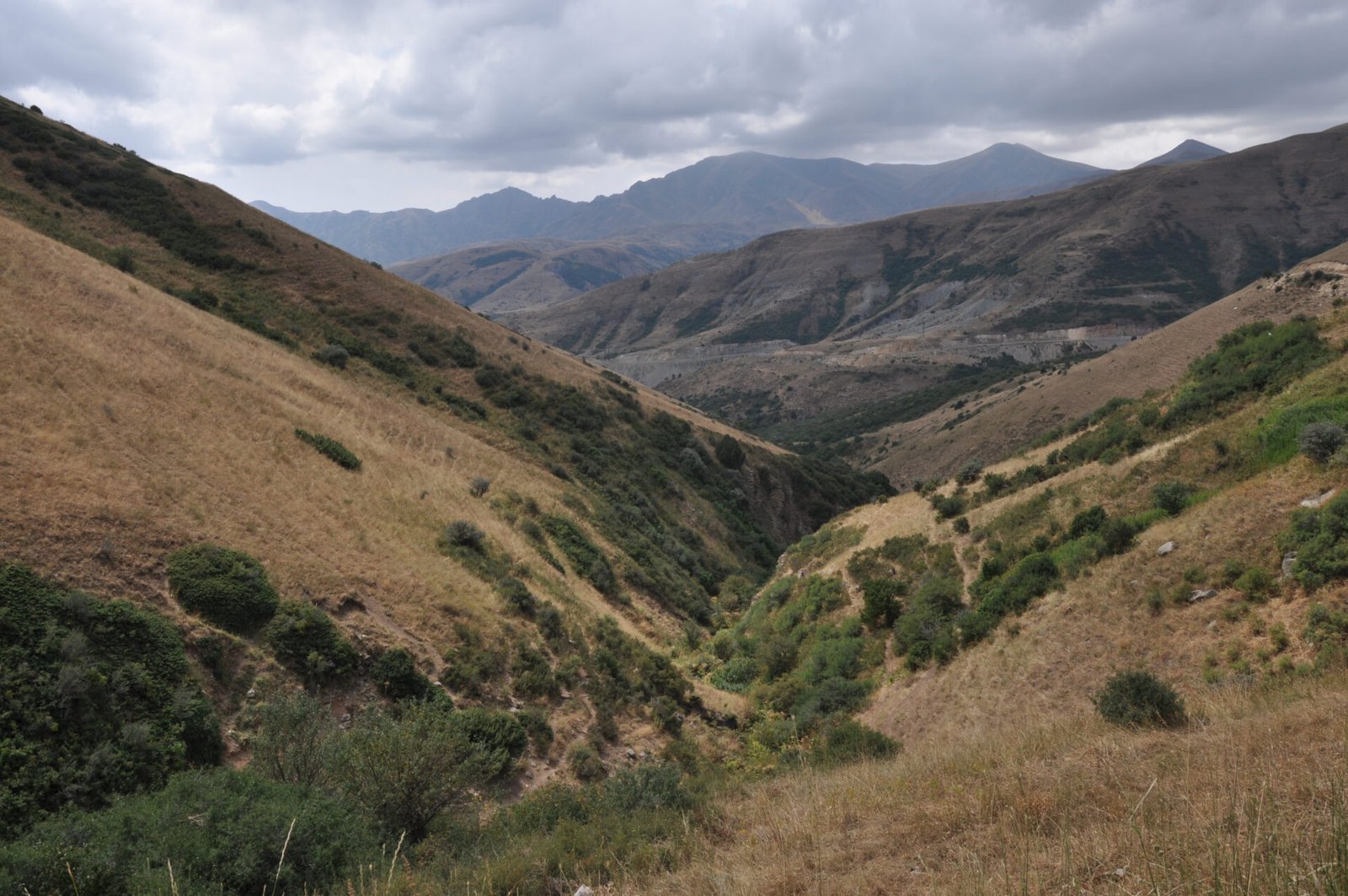 Mountainous scenery in the Vayots Dzor region of Armenia in summer