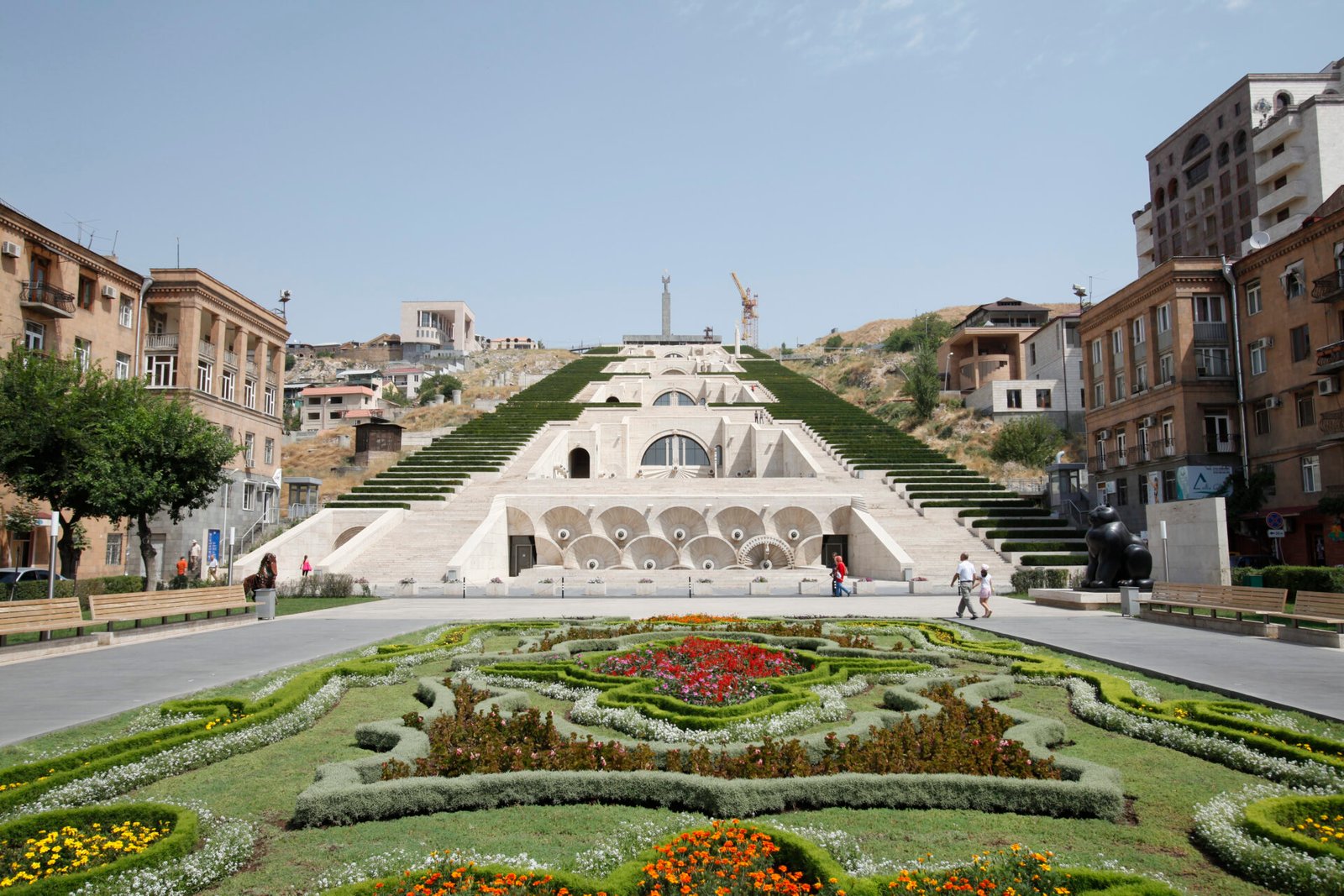 View over Yerevan, the capital city of Armenia