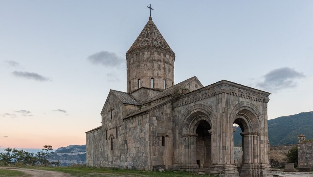 Tatev Monastery perched on the edge of the Vorotan Gorge, Armenia