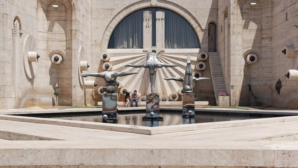The Cascade complex in central Yerevan, Armenia