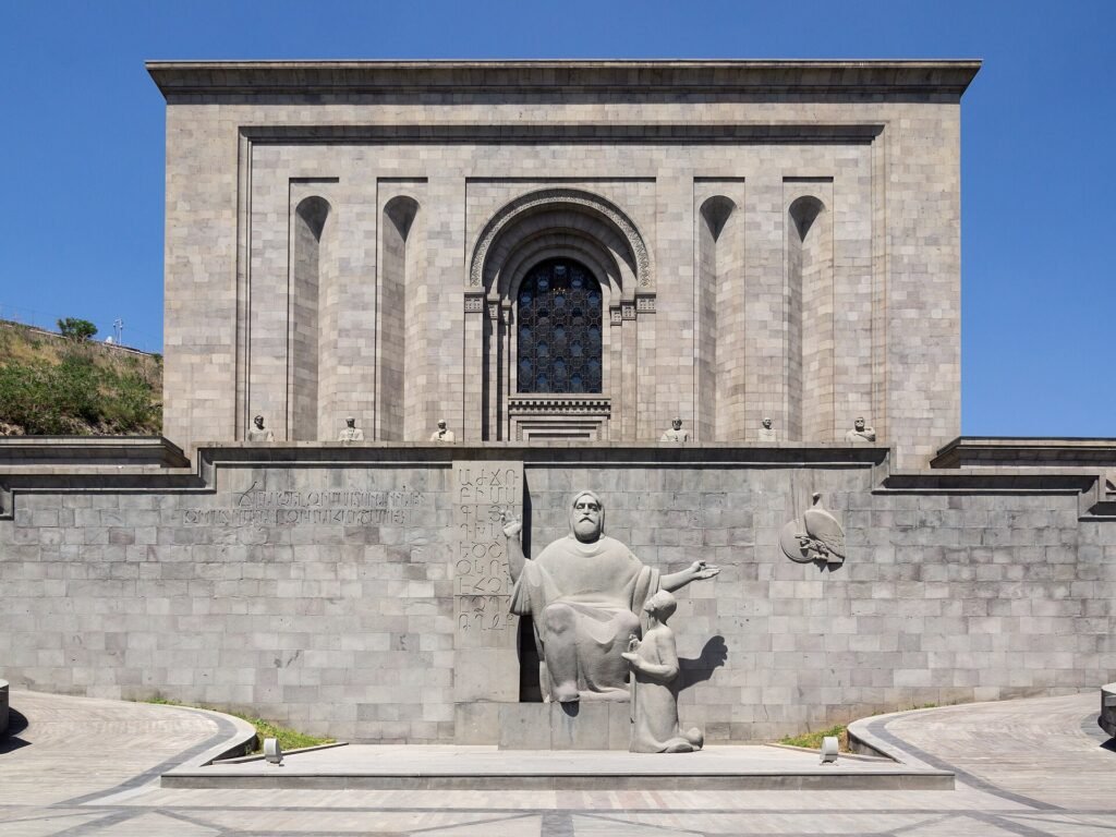 Matenadaran, the Mashtots Institute of Ancient Manuscripts, in Yerevan, Armenia