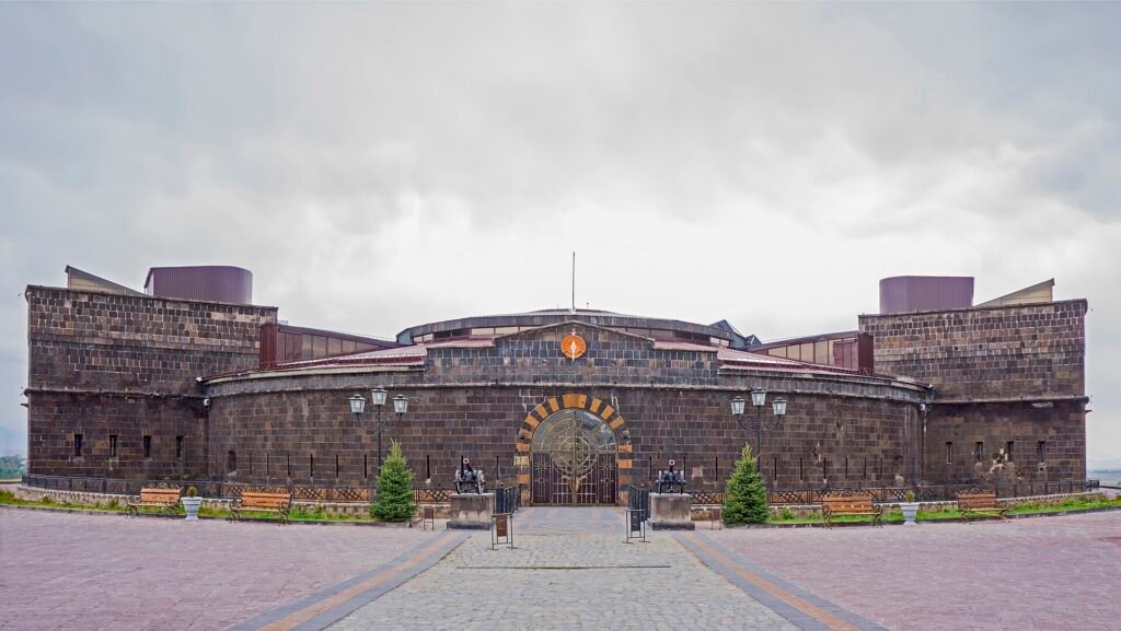 The round Black Fortress (Sev Berd) in Gyumri, Armenia