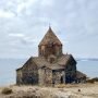 Sevanavank above Lake Sevan Sevanavank monastery complex overlooking Lake Sevan in Armenia